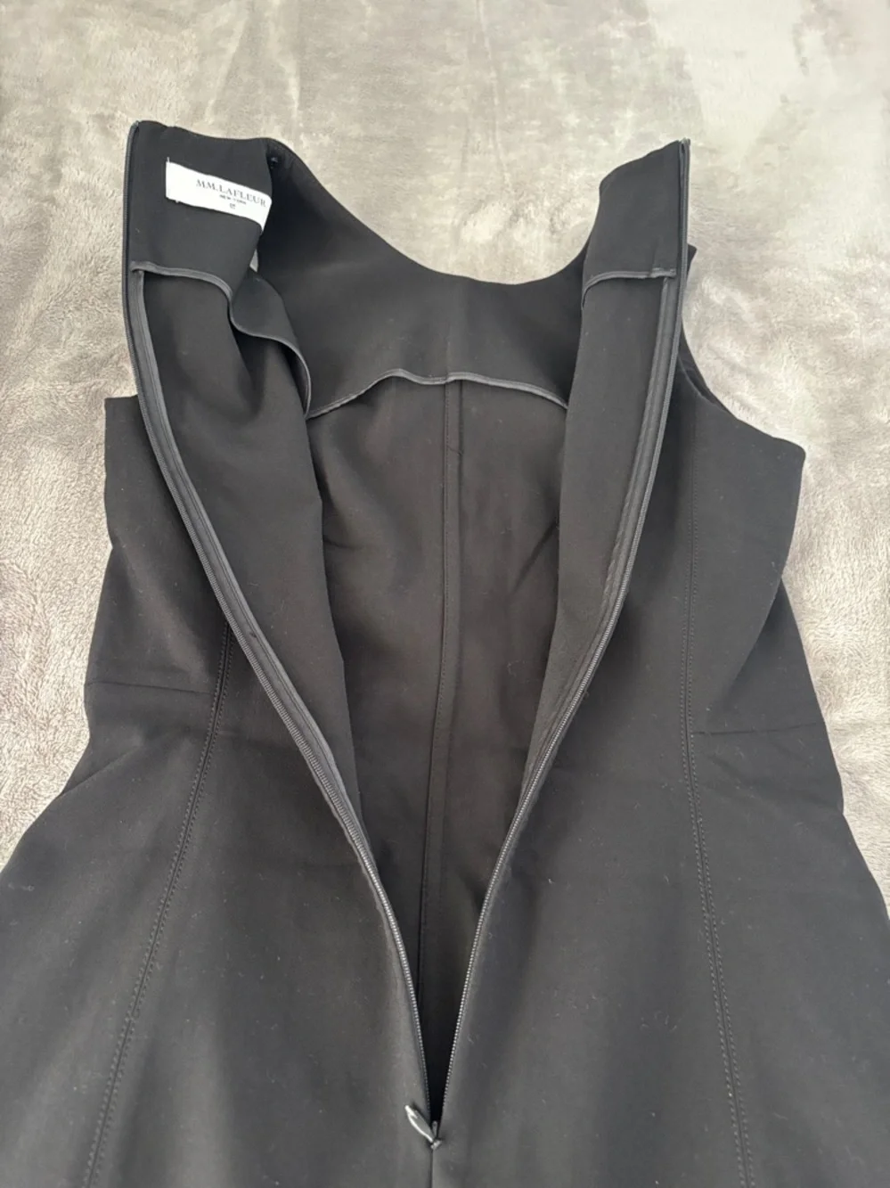 MM. LAFLEUR New York Classic Black Sleeveless Sheath Dress Size 0p - Picture 11 of 12